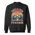 Take a Look It’s In a Book Vintage Sunset Mountain Reading Sweatshirt Take a Look It’s In a Book Vintage Sunset Mountain Reading Sweatshirt
