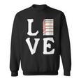 Love Books Stack Literature Reading Themed Pictograph Sweatshirt Love Books Stack Literature Reading Themed Pictograph Sweatshirt