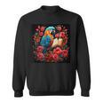 Macaw Reading A Book Sweatshirt Macaw Reading A Book Sweatshirt