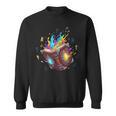 Magic Spell Book Open Rainbow Runes Fantasy Arcane Sweatshirt