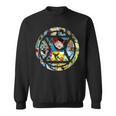 Marvel Widow Retro Comic Book Filled Spy Icon Sweatshirt