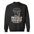 Mentally Somewhere Else Cat Coffee Books Lover Sweatshirt