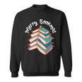 Merry Bookmas Christmas Tree Avid Reader Book Lover Xmas Sweatshirt