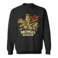 Mongo Is Appalled Princess Cat Riding Dinosaur Book Lover Sweatshirt