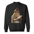 Monkey Reading Book Writing Journal Book Lover Writer Sweatshirt Monkey Reading Book Writing Journal Book Lover Writer Sweatshirt