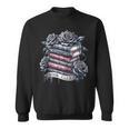Morally Grey Book Club Floral Book Lover Graphic Sweatshirt