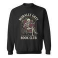 Morally Grey Book Club Skeleton Romantasy Reader Sweatshirt