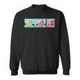 Mr Men Mr Greedy Retro Comic Book Colourful Sweatshirt