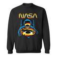 NASA Astronaut In Space Hole Comic Book Style Geek Sweatshirt