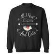 All I Need Are Books And Cats Introvert Sweatshirt