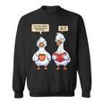 How Many Nights Reading Goose Book Lover Reader Sweatshirt