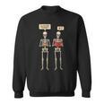 How Many Nights Reading Skeleton Book Lover Reader Sweatshirt How Many Nights Reading Skeleton Book Lover Reader Sweatshirt