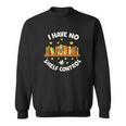 I Have No Shelf Control Book Lover Playful Bookworm Sweatshirt