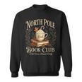 North Pole Book Club Christmas Reading Hot Cocoa Graphic Sweatshirt North Pole Book Club Christmas Reading Hot Cocoa Graphic Sweatshirt