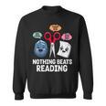 Nothing Beats Reading Rock Paper Scissors Book Lover Sweatshirt