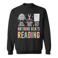 Nothing Beats Reading Rock Paper Scissors Books Lover Sweatshirt