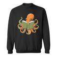Octopus Reading Book Bookworm Librarian Women Men Kids Sweatshirt