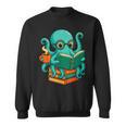 Octopus Reading Book Reading Bookworm Reader Sweatshirt Octopus Reading Book Reading Bookworm Reader Sweatshirt