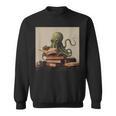 Octopus Reads a Book Book Lovers Sweatshirt