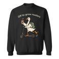 Off To Grow Reader Silly Goose School Librarian Book Lover Sweatshirt