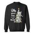Oh What Fun It Is To Read Librarian Christmas Book Lover Sweatshirt