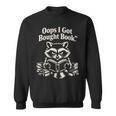 Oops I Got Bought Book Raccoon Reading Bibliophile Sweatshirt Oops I Got Bought Book Raccoon Reading Bibliophile Sweatshirt
