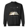 Open Book Faith Christian Cross Light Bible Sweatshirt