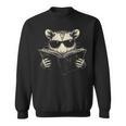 Opossum Reading Book Sunglasses Vintage Trash Panda Sweatshirt Opossum Reading Book Sunglasses Vintage Trash Panda Sweatshirt