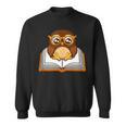 Owl Book Literature Book Reading Sweatshirt Owl Book Literature Book Reading Sweatshirt