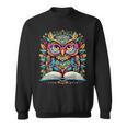 Owl With Glasses Book Lover Reading Sweatshirt Owl With Glasses Book Lover Reading Sweatshirt