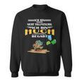 Owl Nicht Tollpatschig Bin Huchbegabt Reading Books Sweatshirt
