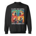 Parrot Love Reading And Parrots Child Book Lover Sweatshirt Parrot Love Reading And Parrots Child Book Lover Sweatshirt