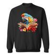 Parrot Reading Book Sweatshirt Parrot Reading Book Sweatshirt