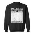 Party It's My 21st Birthday Sign My Shirt Guestbook Sweatshirt Party It's My 21st Birthday Sign My Shirt Guestbook Sweatshirt