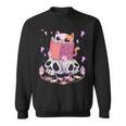 Pastel Goth Kawaii Occult Cute Cat Reading Pentacle Book For Men Women Sweatshirt Pastel Goth Kawaii Occult Cute Cat Reading Pentacle Book For Men Women Sweatshirt