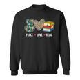 Peace Love Read Book Lover Reading Bookworm Reader Sweatshirt Peace Love Read Book Lover Reading Bookworm Reader Sweatshirt