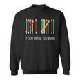 Pencil If You Know You Know 6 7 Reading Book Christmas Sweatshirt