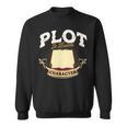 Plot It Builds Character Book Reading Sweatshirt Plot It Builds Character Book Reading Sweatshirt