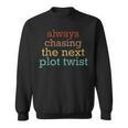 Plot Twists Mystery Book Lover Reading Literary Bookish Sweatshirt