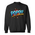 Popou Grandpa Man Myth Legend Hero Pop Art Comic Book Sweatshirt