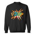 POW Colorful Comic Book Pop Art Fun Superhero Sweatshirt