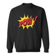 POW Comic Book Cartoon Pop Art Sweatshirt POW Comic Book Cartoon Pop Art Sweatshirt