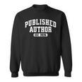 Proud Published Author 2026 Mom Dad Vintage Poet Book Writer Sweatshirt Proud Published Author 2026 Mom Dad Vintage Poet Book Writer Sweatshirt