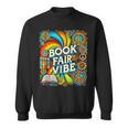 Psychedelic Book Fair For Avid Readers Bookaholic Librarian Sweatshirt