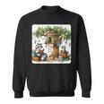 Raccoon Family Reading Around Treetop Home Books Adventure Sweatshirt Raccoon Family Reading Around Treetop Home Books Adventure Sweatshirt