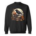 Raven Reading Book Occult Crow Sweatshirt Raven Reading Book Occult Crow Sweatshirt