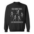Read Banned Books Gain Forbidden Knowledge Skeletons Sweatshirt