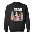 Read Book Club Piggie Elephant Pigeons Teacher Library For Men Women Kids Sweatshirt