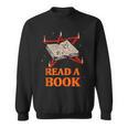 Read a Book Pentagram Satan Occult Goth Satanic Sweatshirt Read a Book Pentagram Satan Occult Goth Satanic Sweatshirt