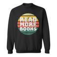 Read More Books Retro Vintage Book Lover Sweatshirt